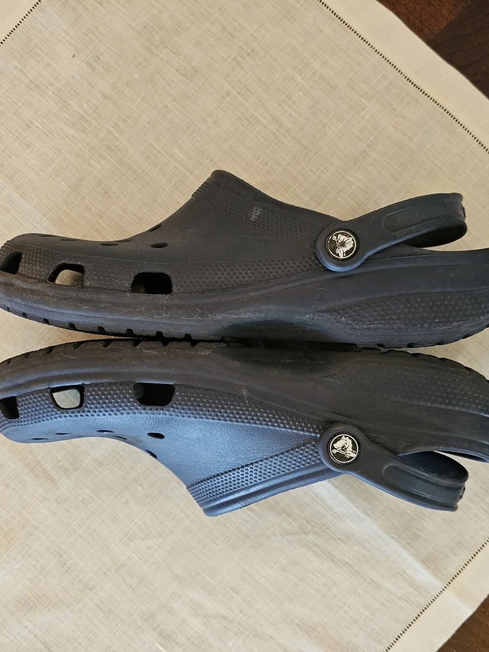 Crocs Classic Clog Navy Blue Mens Size 11 Womens 13 Slip On Water Shoes Mule